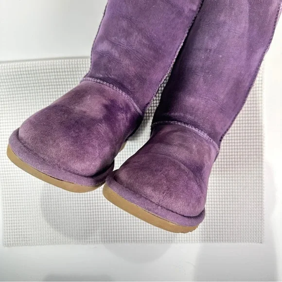 UGG Classic Tall 5815 Shearling Boots Purple Women 6 - Picture 4 of 8